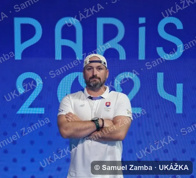 Tréner Tomáš Trešl na olympijských hrách v Paríži